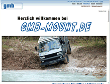 Tablet Screenshot of gmb-mount.de